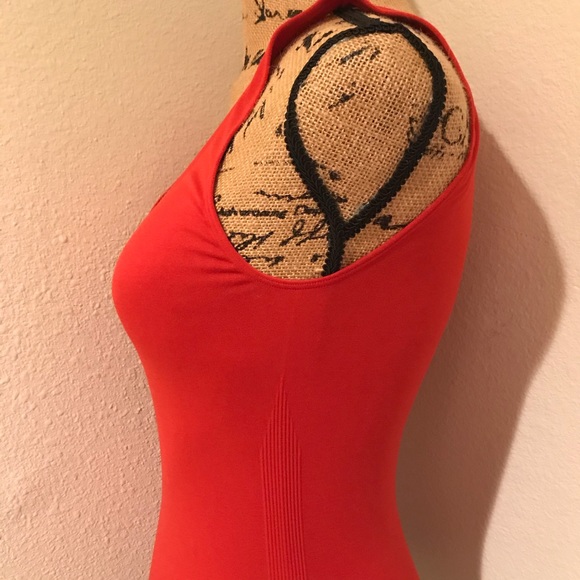Cato Tangerine Sleeveless Stretch Tank Top-S - Picture 6 of 13
